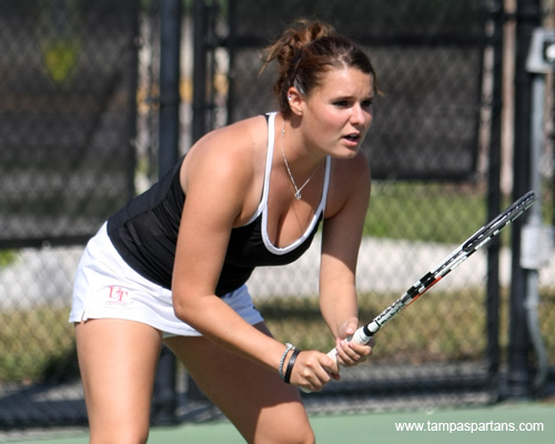 Nikol Williams won in singles and doubles for the Spartans.
