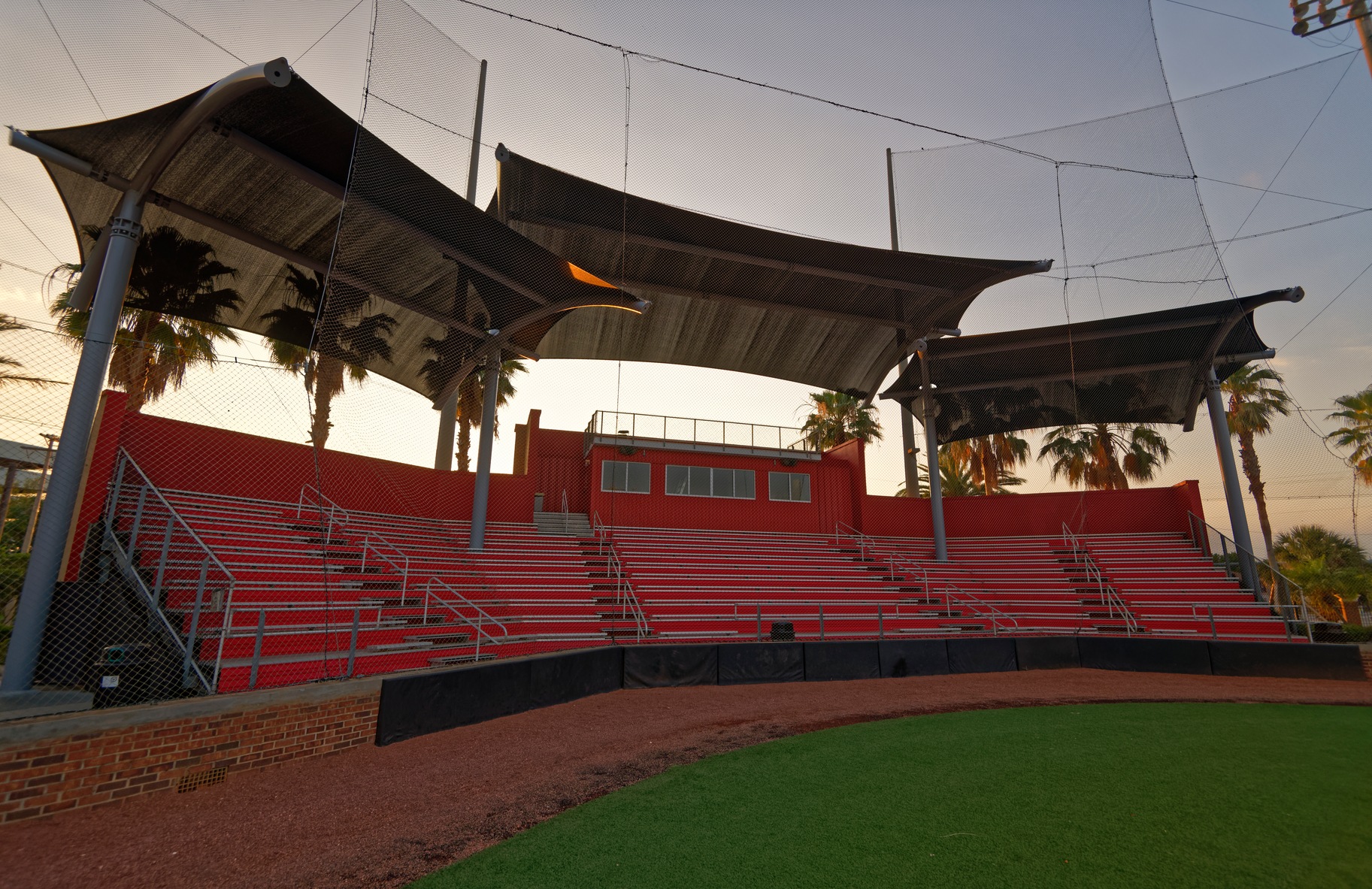 baseball field stands