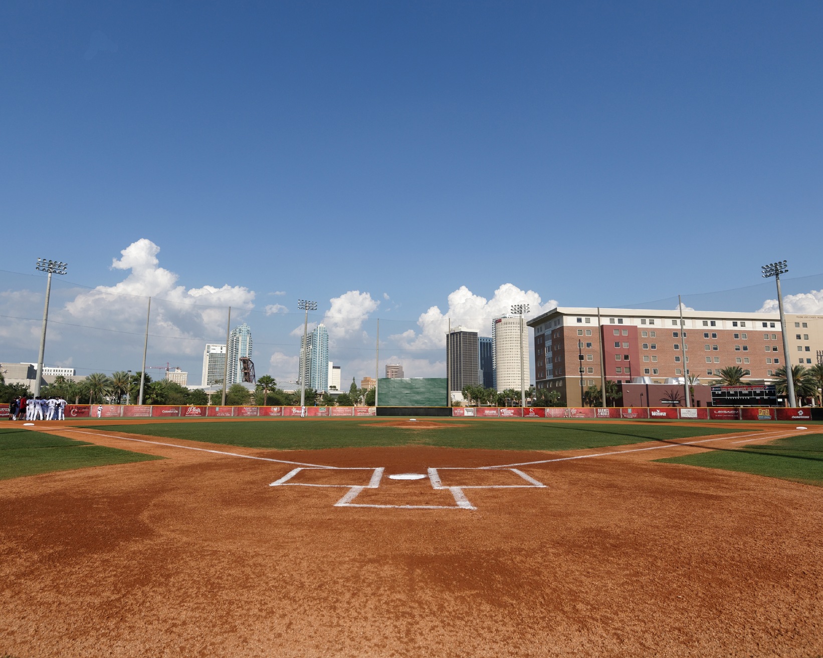 baseball field home plate