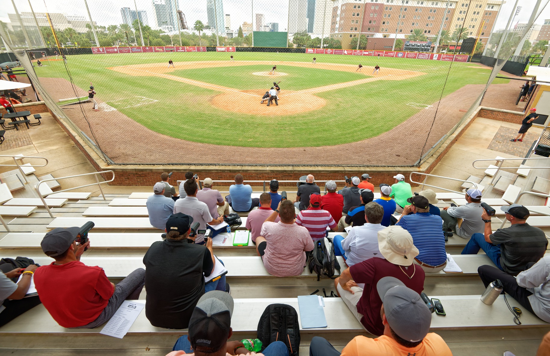 baseball field from pressbox
