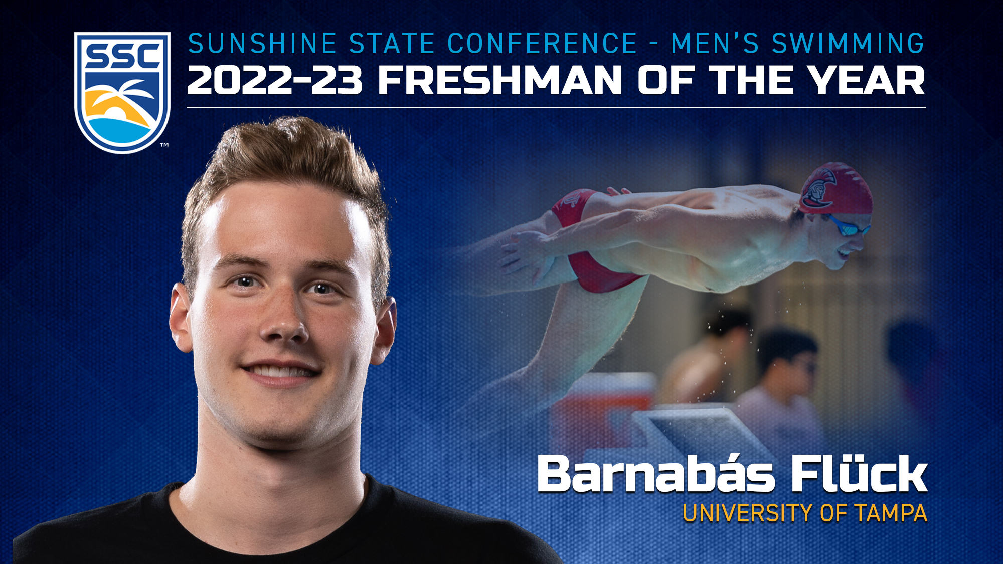 SSC Freshman of the Year Barnabas Fluck
