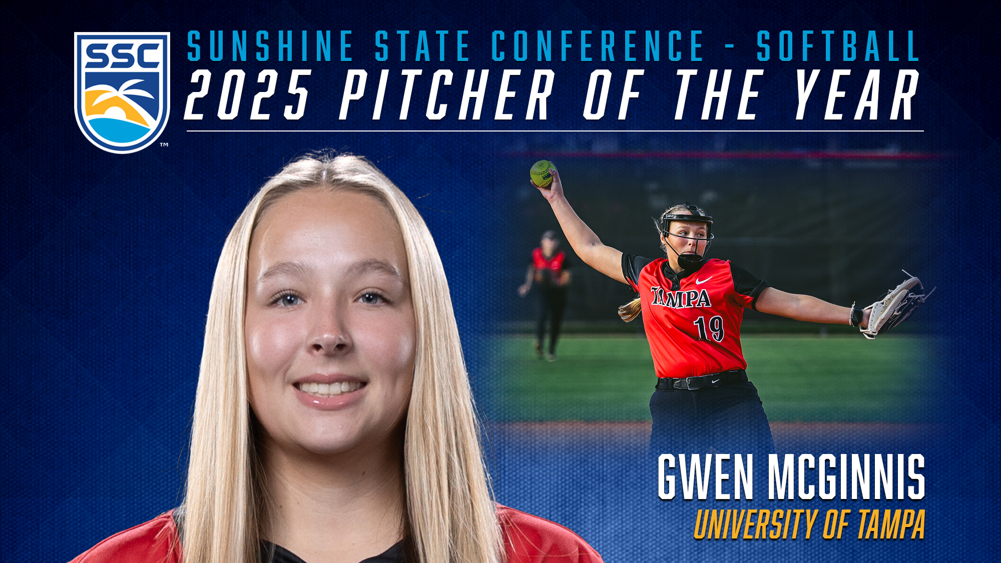 2025 SSC Pitcher of the Year Gwen McGinnis
